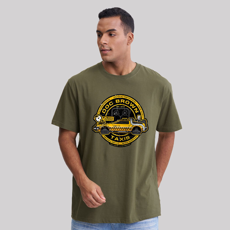 Doc Brown Taxis Geek T-Shirt