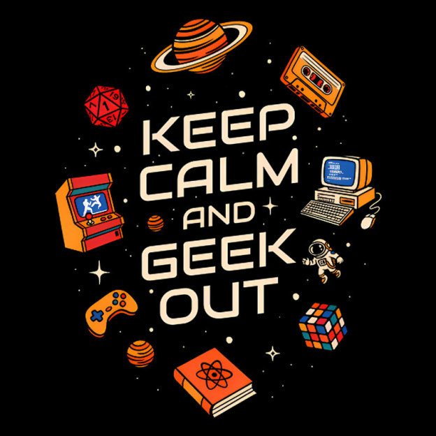 Keep Calm And Geek Out Geek T-Shirt