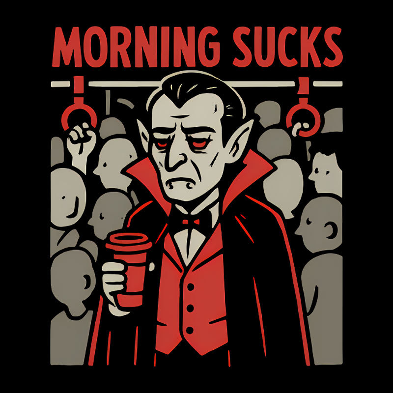 Morning Sucks Geek T-Shirt