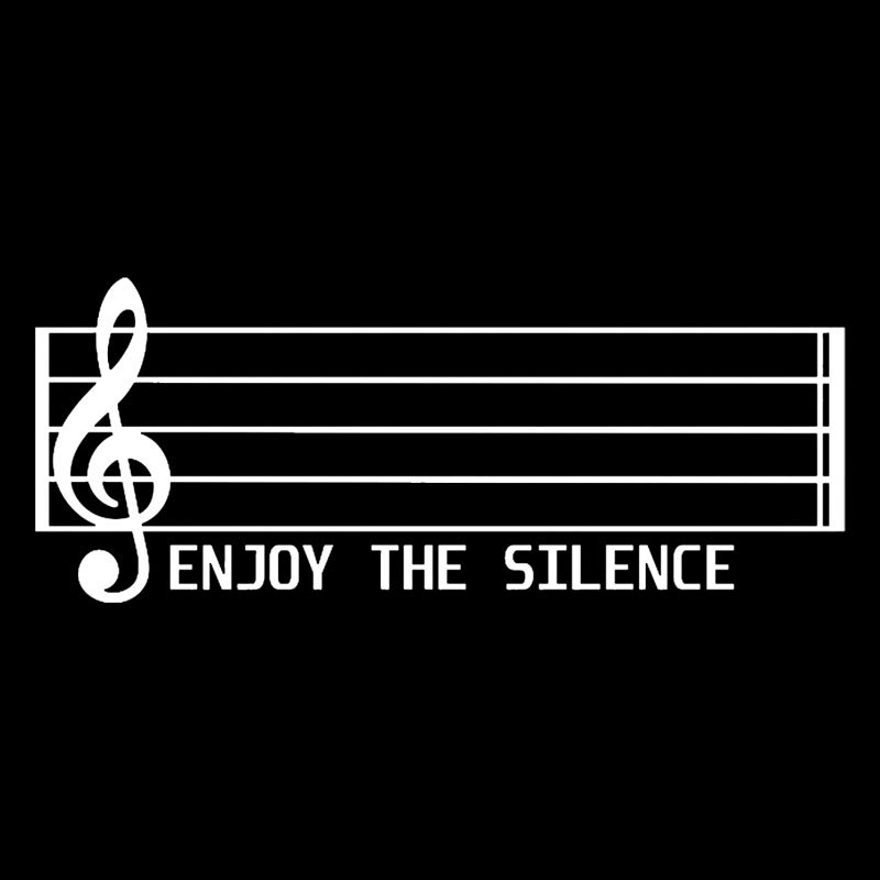 Enjoy The Silence Music Note Geek T-Shirt