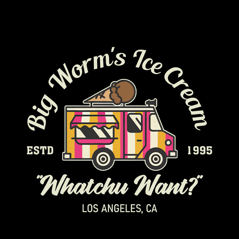 Big Worm’s Ice Cream Geek T-Shirt