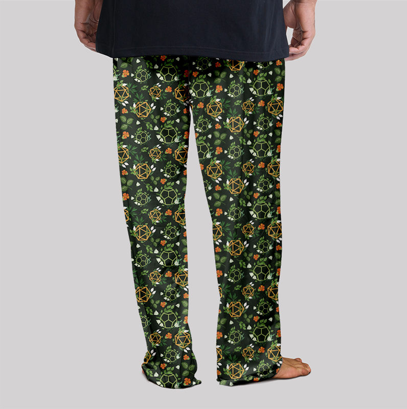 Plant DND Dice Green Geek Loungewear Pants