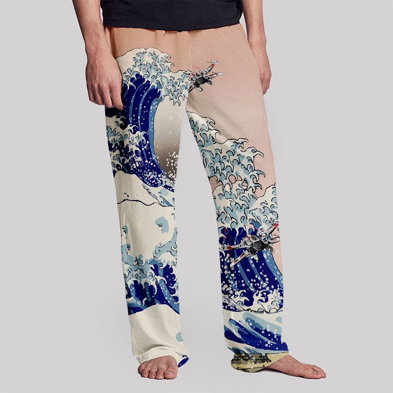 ATAT Ukiyoe The Great Wave off Kanagawa Geek Loungewear Pants
