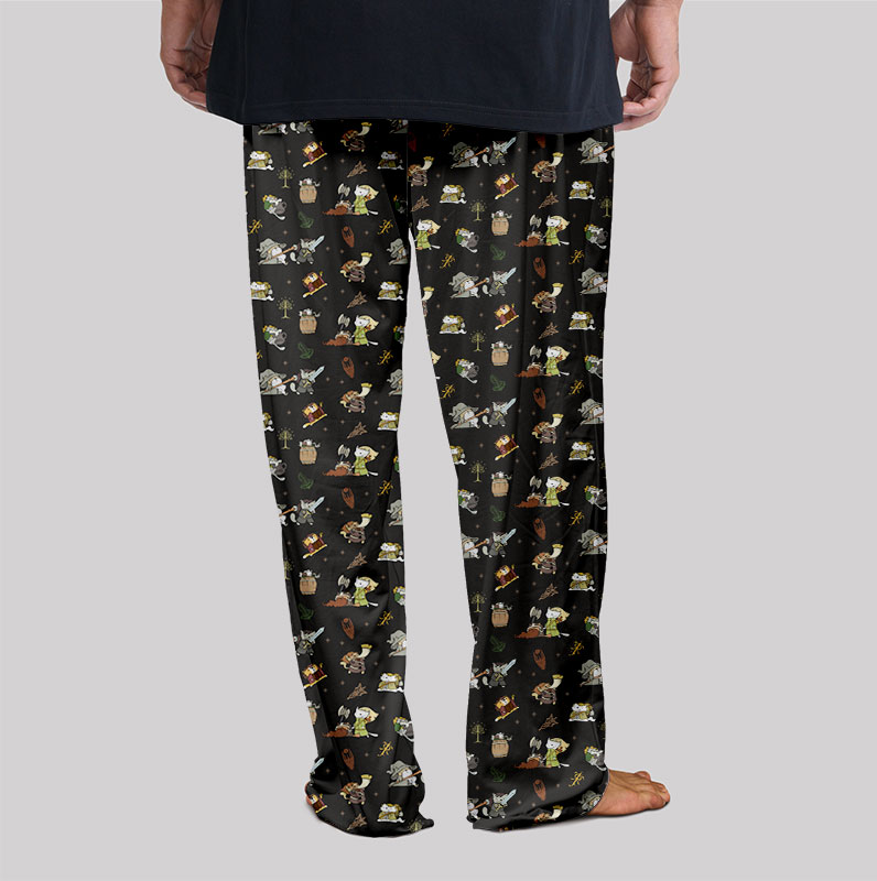 Cat Ring Lord Geek Loungewear Pants