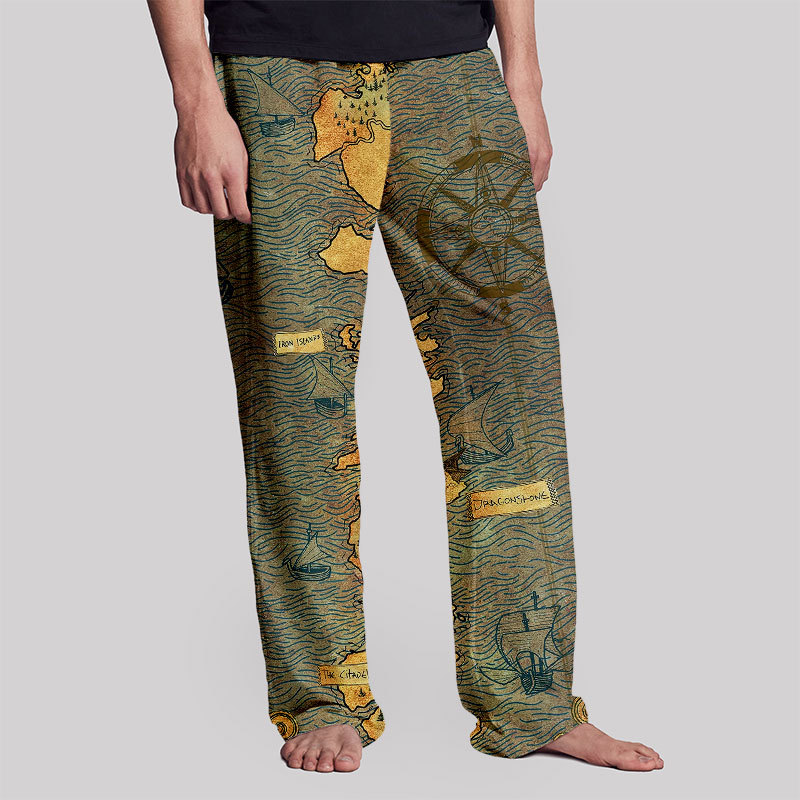 Map of Westeros a Song of Ice and Fire Geek Loungewear Pants