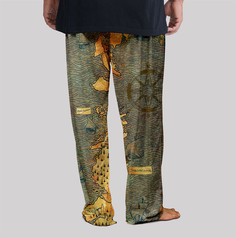 Map of Westeros a Song of Ice and Fire Geek Loungewear Pants