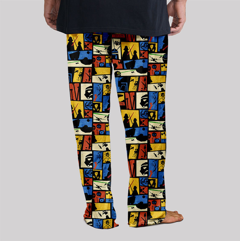 Sci-fi Silhouette Painting Geek Loungewear Pants