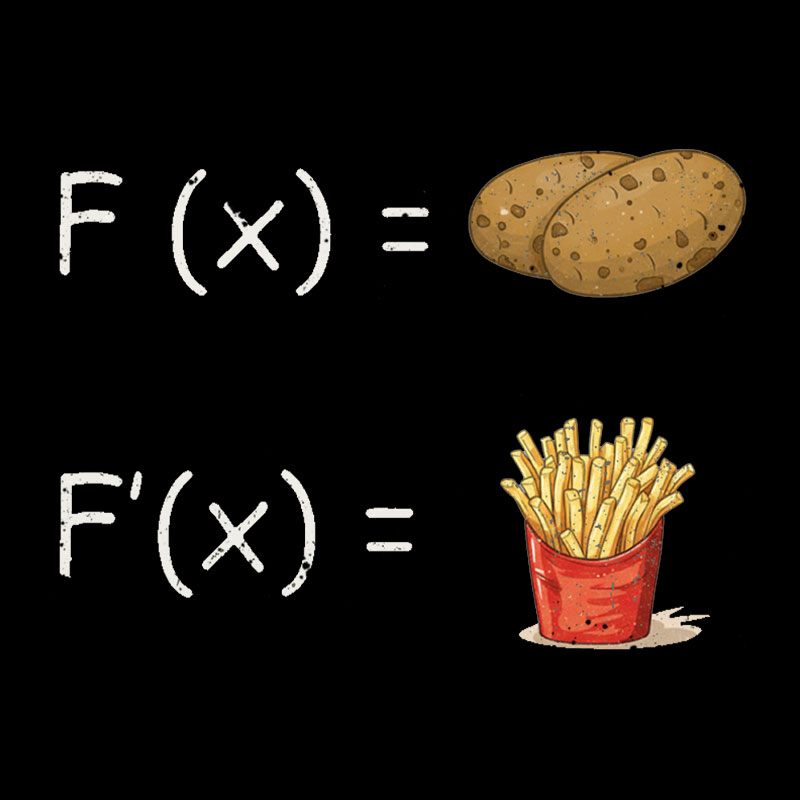 Potato Mathematics Geek T-Shirt