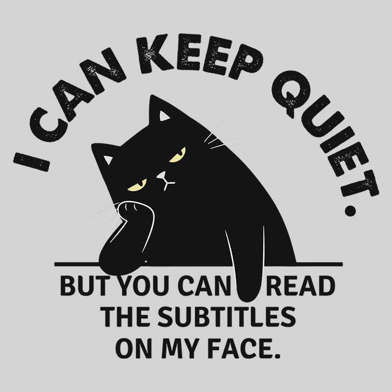 Subtitles on My Face Geek T-Shirt