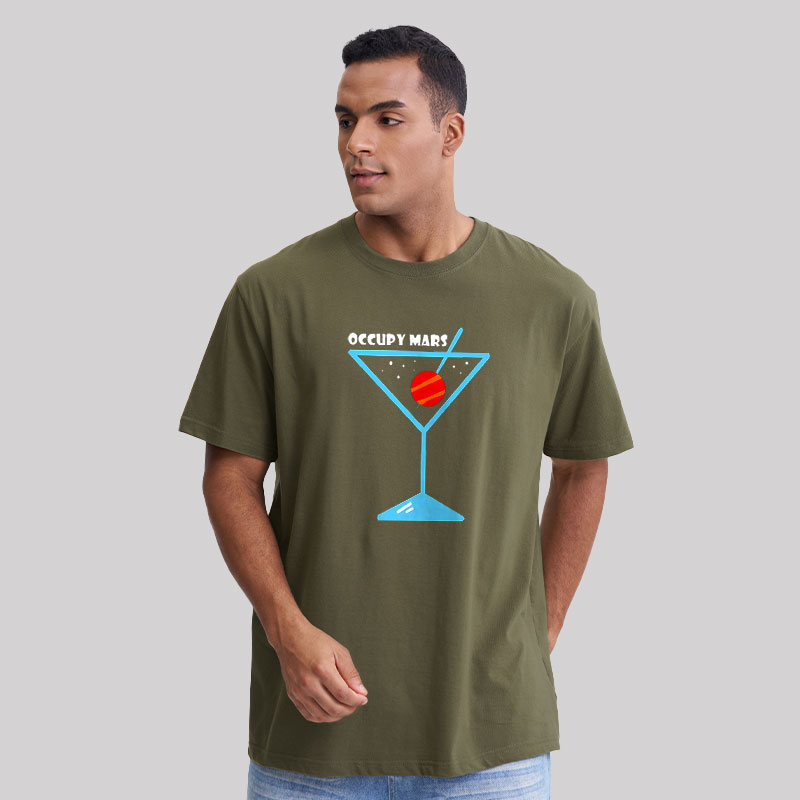 Occupy Mars Space Exploration Geek T-Shirt