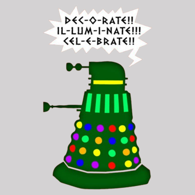 Holiday Dalek Geek T-Shirt