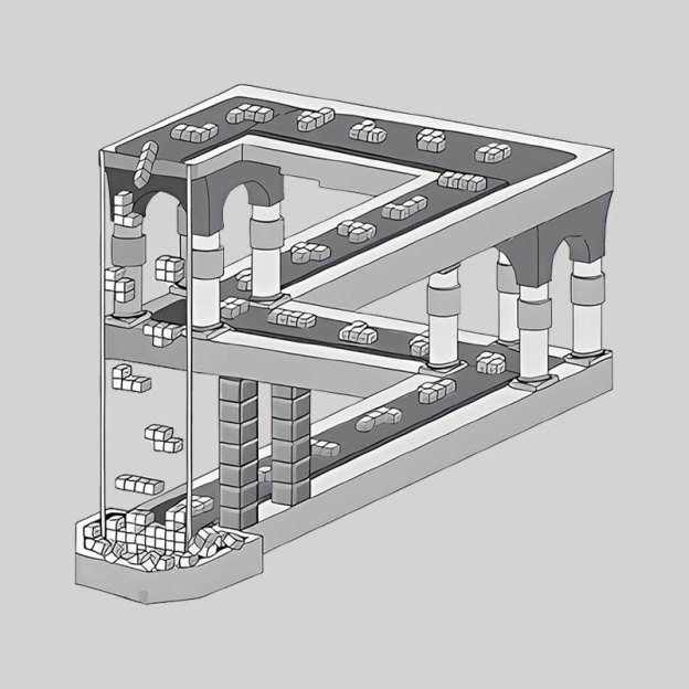 Some Game Involving Falling Blocks Geek T-Shirt