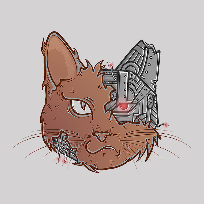 The PURRminator Geek T-Shirt