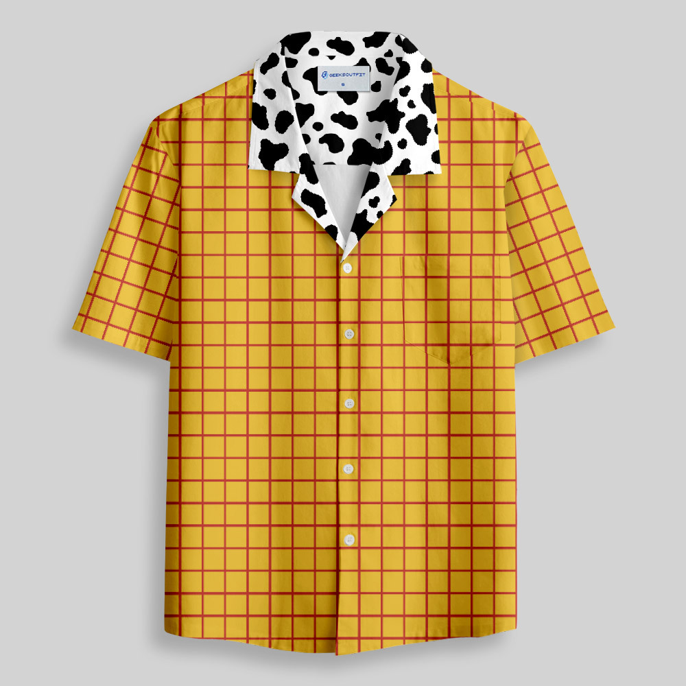 Woody Funny Button Up Pocket Shirt