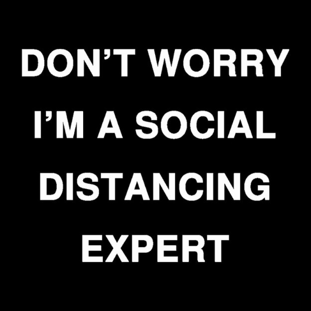 Social Distancing Expert Geek T-Shirt