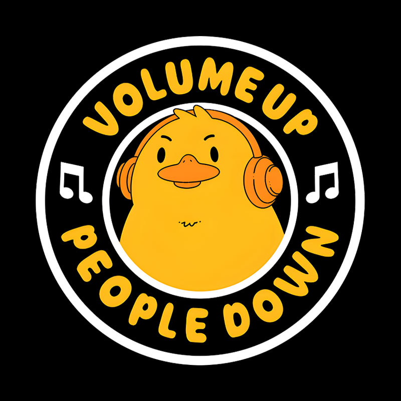 Volume Up People Down Geek T-Shirt