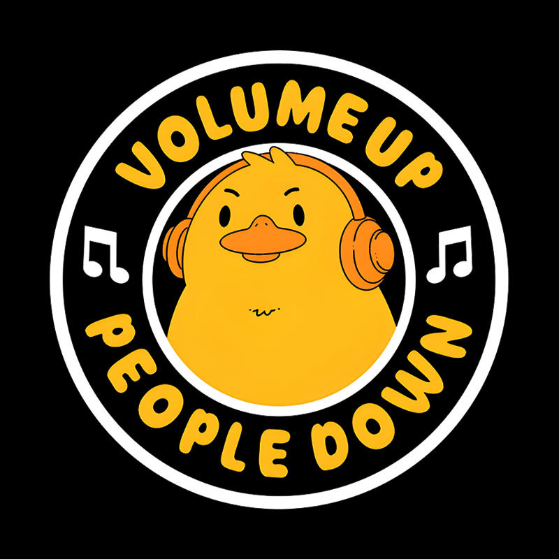 Volume Up People Down Geek T-Shirt