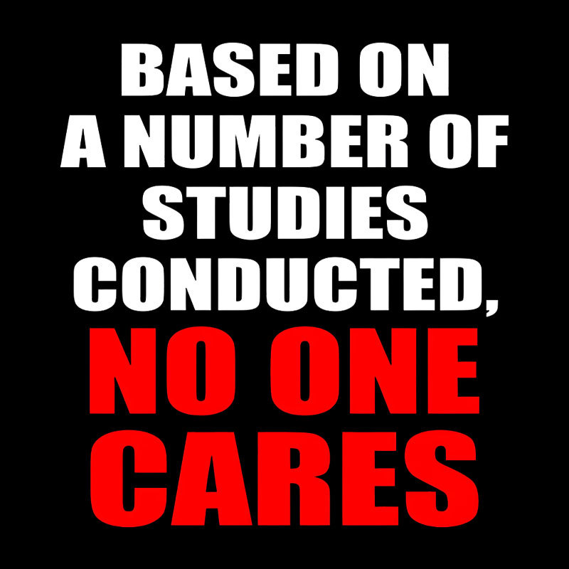 Funny No One Cares Sarcastic Slogan Geek T-Shirt