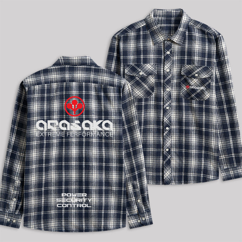 Arasaka Plaid Flannel Shirt