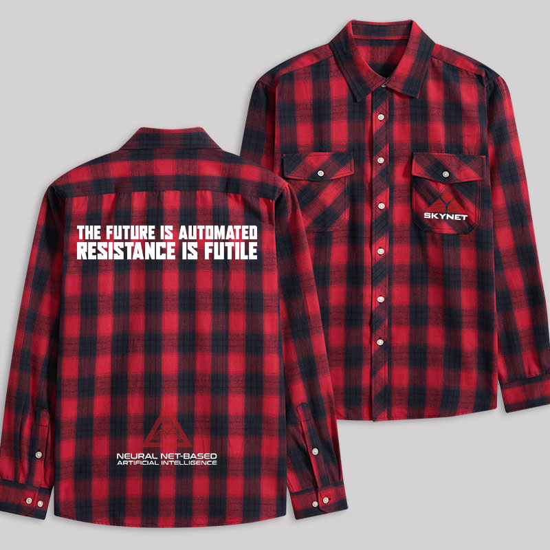 Skynet Plaid Flannel Shirt