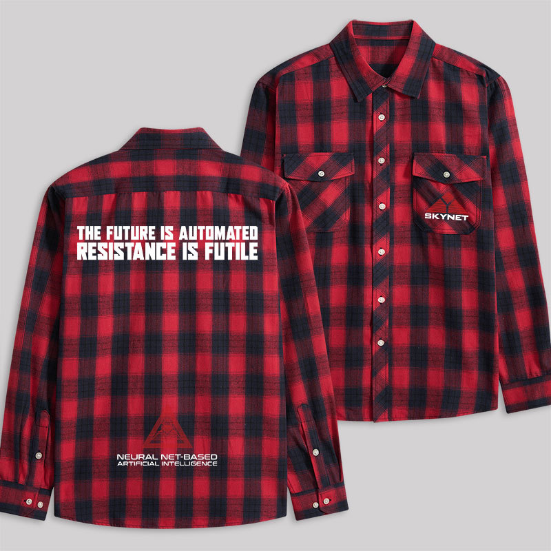 Skynet Plaid Flannel Shirt