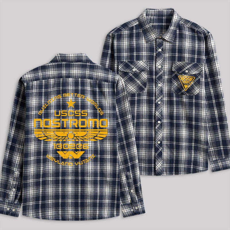 USCSS Nostromo Plaid Flannel Shirt