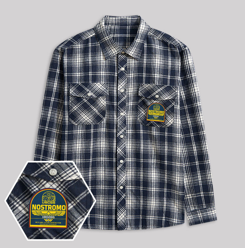 USCSS Nostromo Legacy Plaid Flannel Shirt