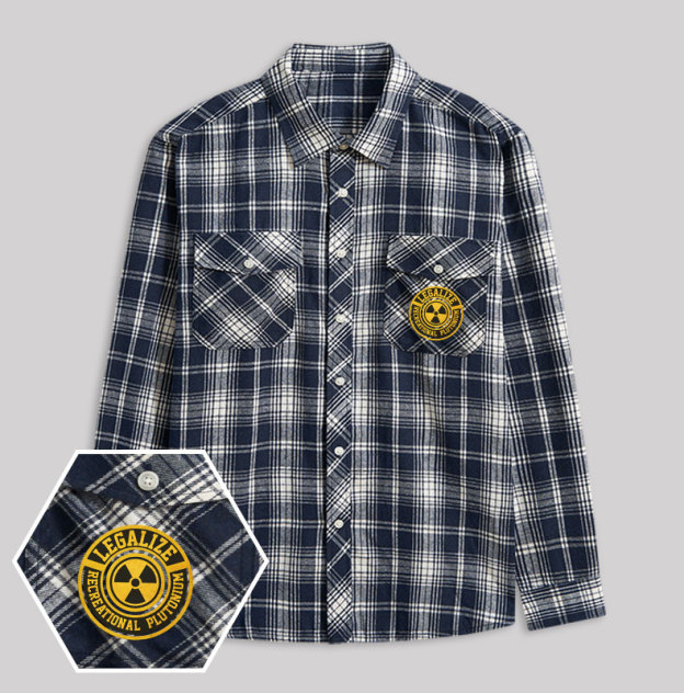 Atomic Humor Plaid Flannel Shirt