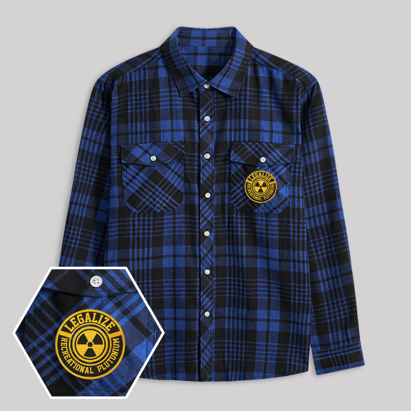 Atomic Humor Plaid Flannel Shirt