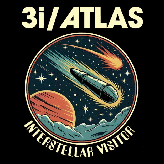 3I/ATLAS Interstellar Visitor 2025 Geek T-Shirt