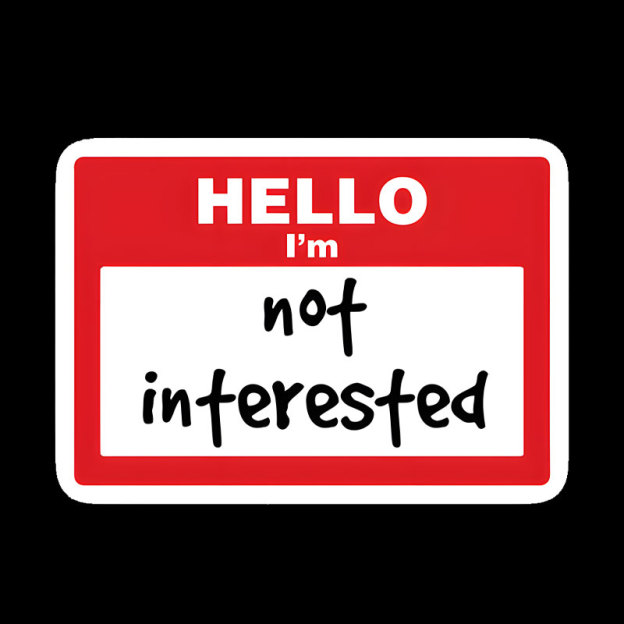 Not Interested Geek T-Shirt
