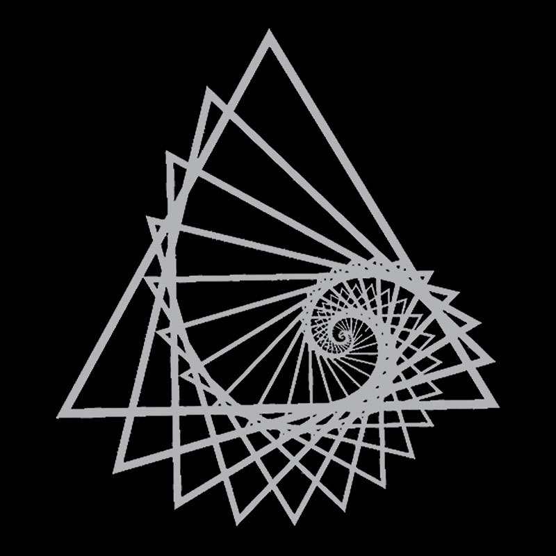 Spiralling Triangle Geek T-Shirt
