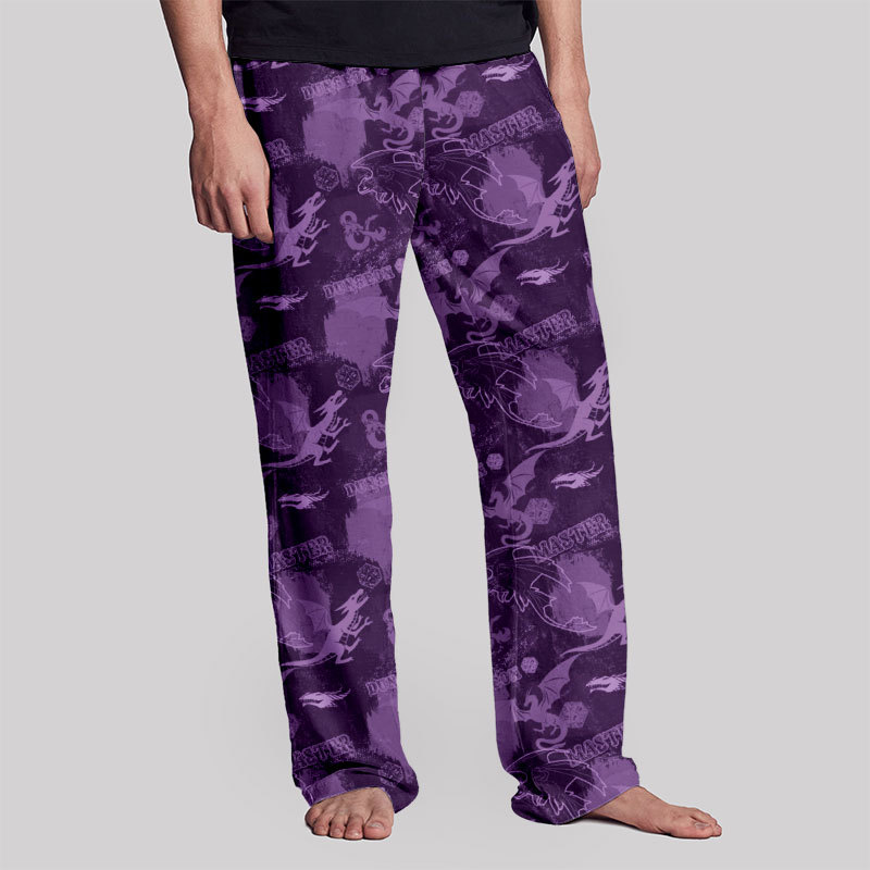 Dungeon Master Graffiti Style Geek Loungewear Pants