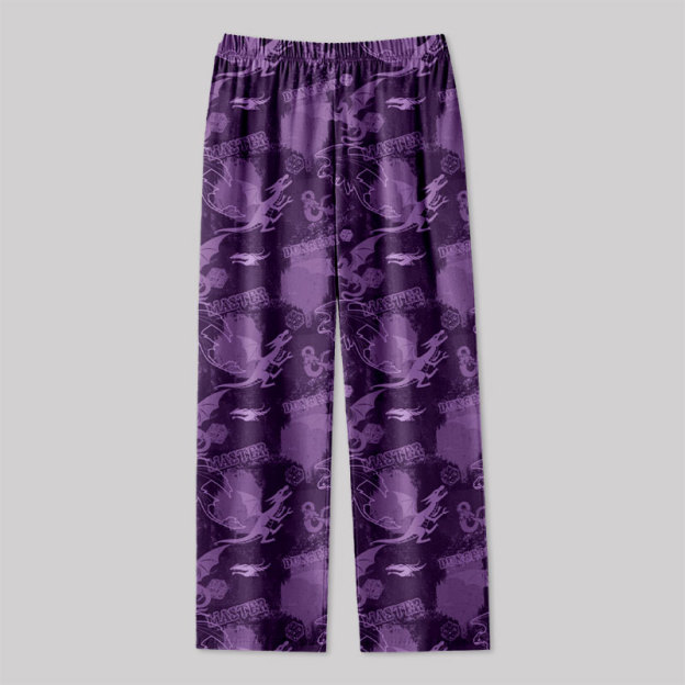 Dungeon Master Graffiti Style Geek Loungewear Pants