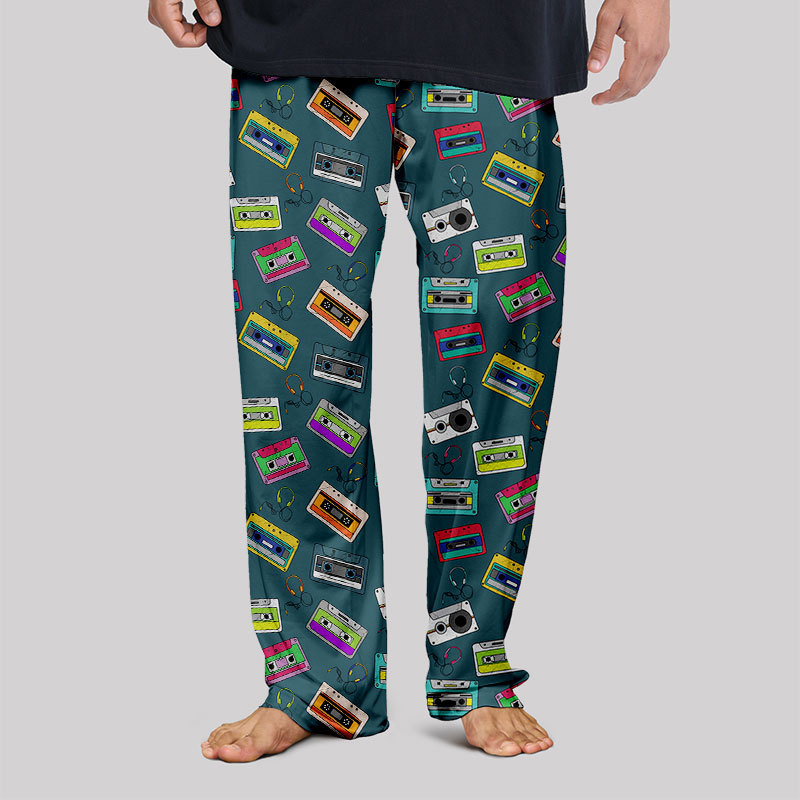 Vintage Cassette Geek Loungewear Pants