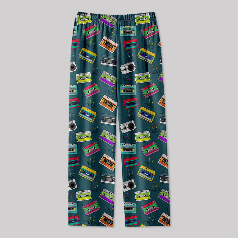 Vintage Cassette Geek Loungewear Pants