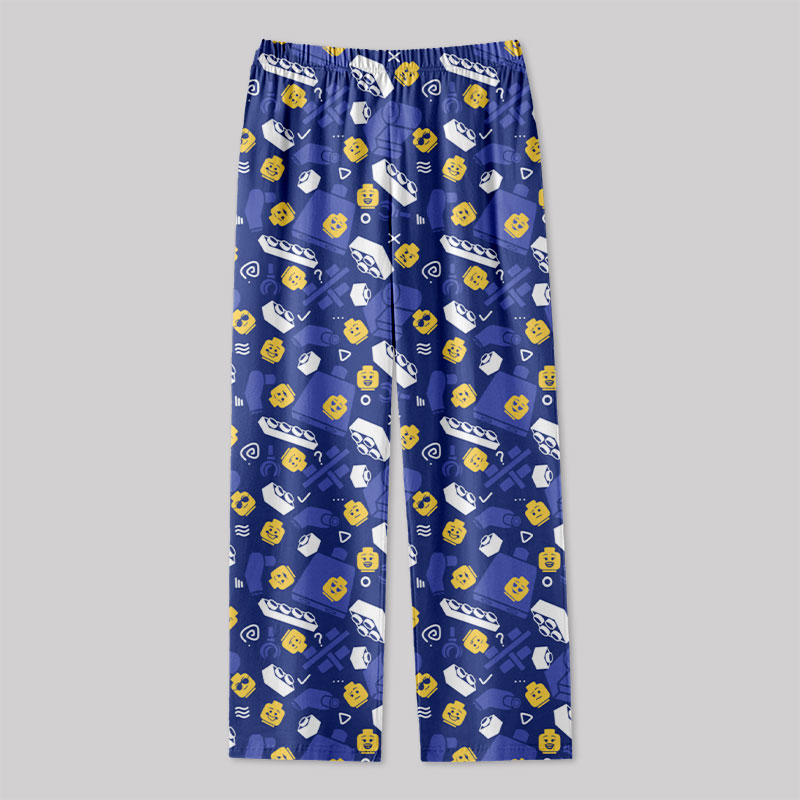 Block Adventure Geek Loungewear Pants