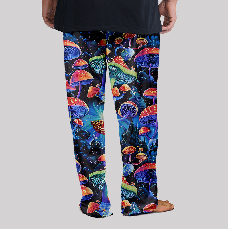 Fantasy Mushroom Forest Geek Loungewear Pants