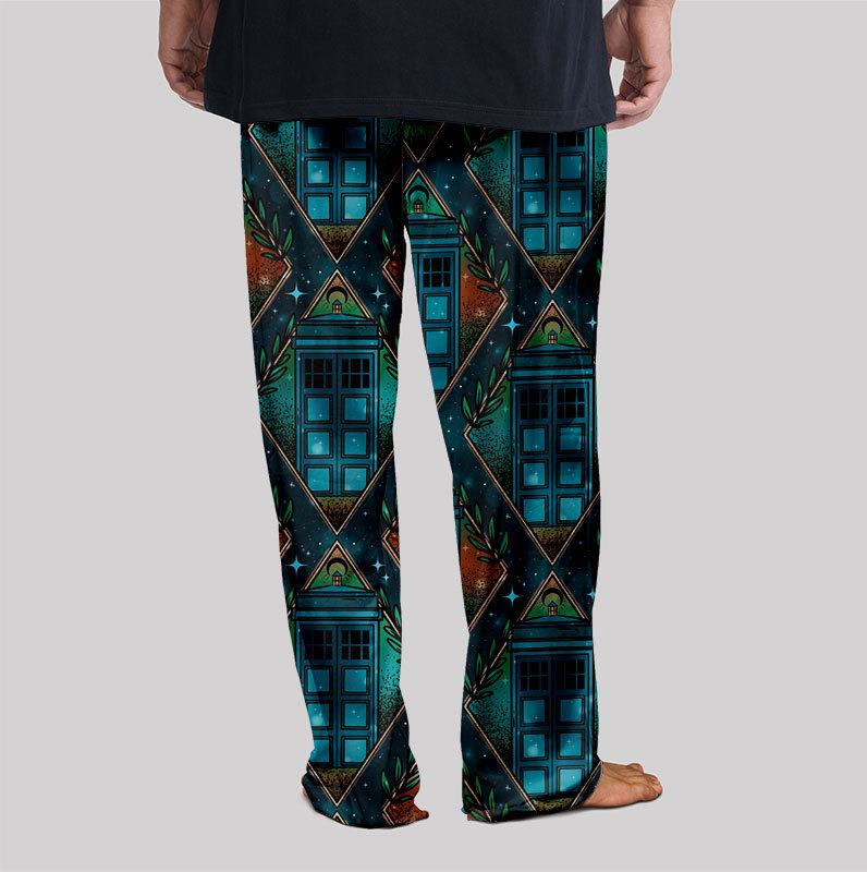 Diamond Grid Geek Loungewear Pants