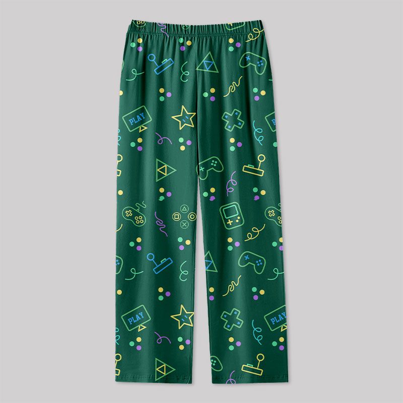 Game Icon Vintage Geek Loungewear Pants