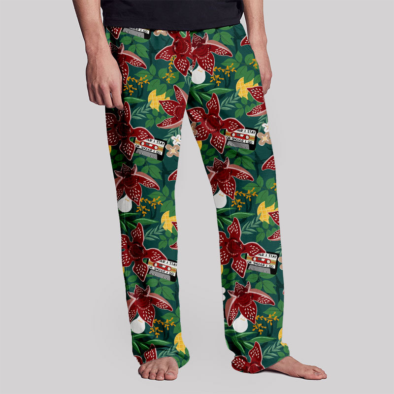 Stranger Things Jungle Piranha Geek Loungewear Pants