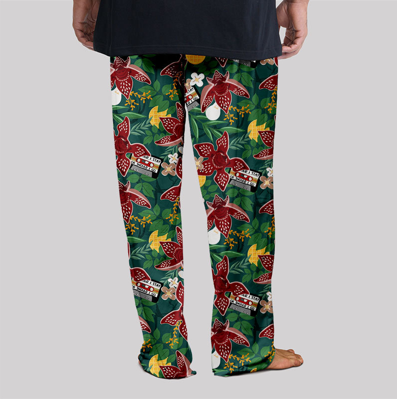 Stranger Things Jungle Piranha Geek Loungewear Pants