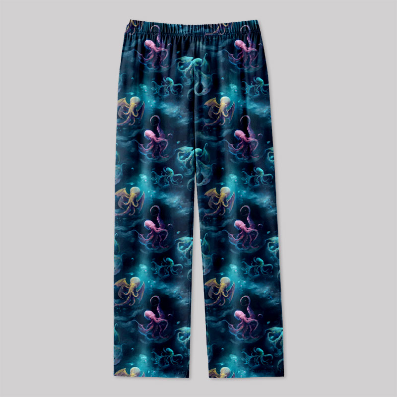 Uncharted Waters of Cthulhu Geek Loungewear Pants