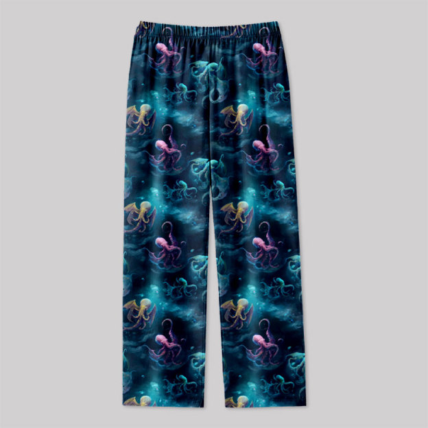 Uncharted Waters of Cthulhu Geek Loungewear Pants