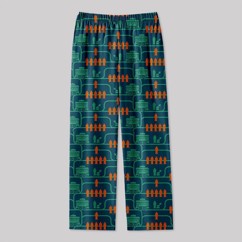 Trolley Problem Geek Loungewear Pants