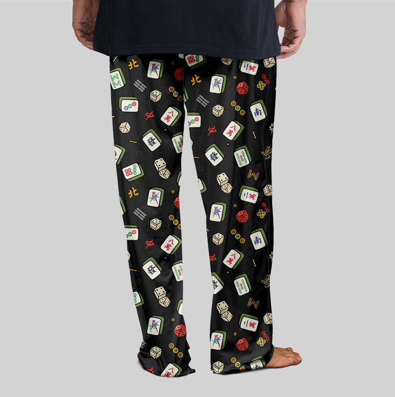Mahjong Board Game Geek Loungewear Pants