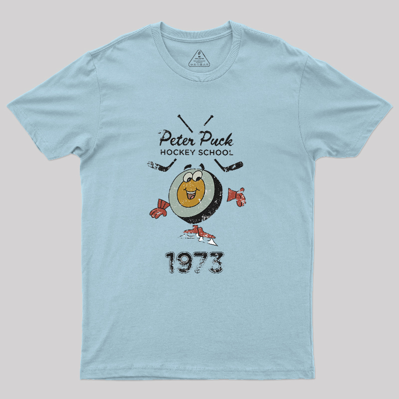Peter Puck School of Hockey Classic Geek T-Shirt