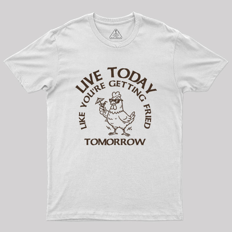 Fried Chicken Philosophy Geek T-Shirt