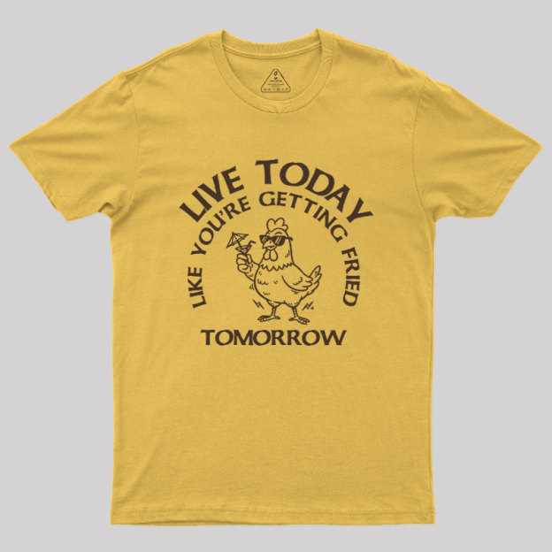 Fried Chicken Philosophy Geek T-Shirt