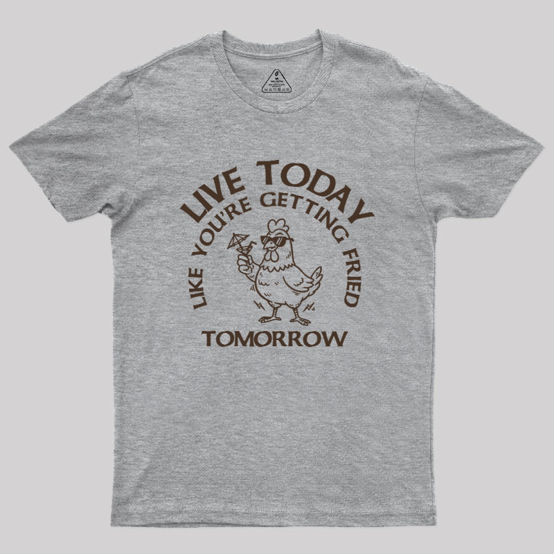 Fried Chicken Philosophy Geek T-Shirt